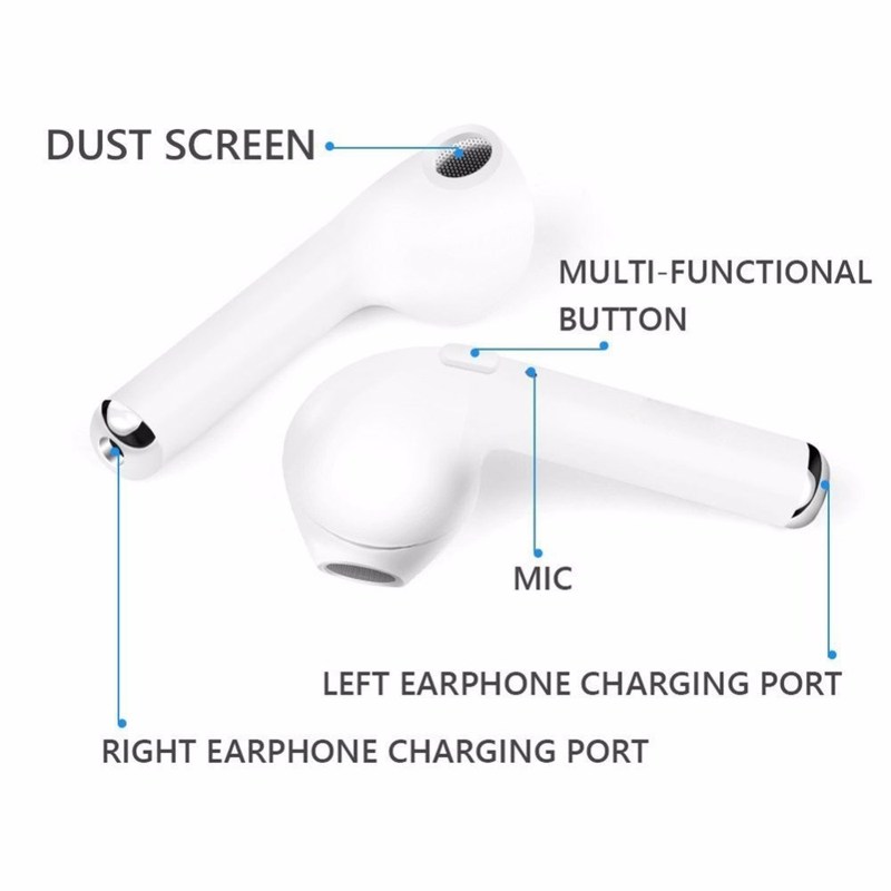 i7s tws Wireless Earphone quality sound in ear Headset Cordl
