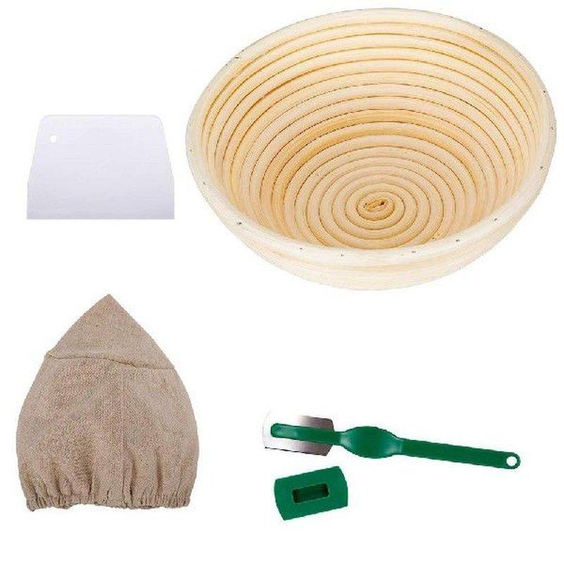 rattan bread proofing basket natural round rattan bread