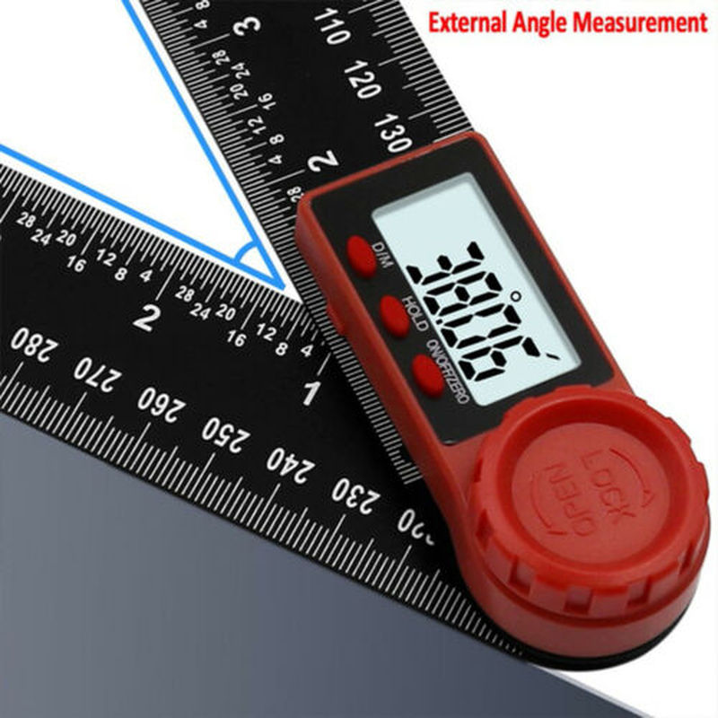 200mm digital instrument angle inclinometer angle digital
