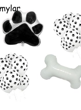 New 65*70cm Paws print Balloon Pet Dog Birthday Party Suppl