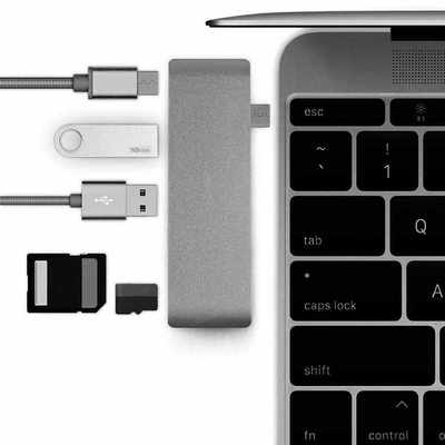 5-in-1 USB C Hub USB 3.0 High Transmission Speed USB-C Adapt