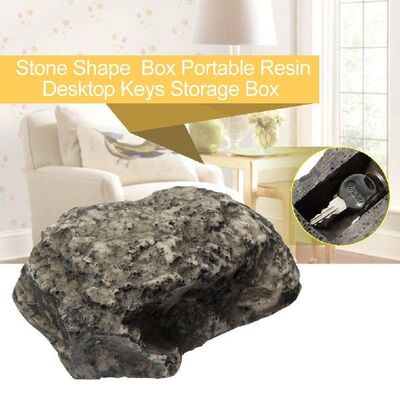 Unique Appearance Stone Shape Security Safe Storage Box