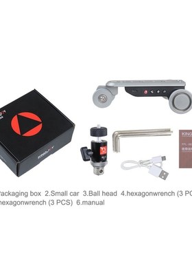 KINGJOY PPL 06S Camera Slider Dolly Car Rail Systems Time L