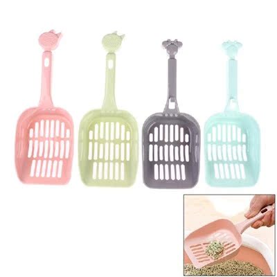 Cat Litter Scooper Durable PP Kitty Litter Scoop With Grid