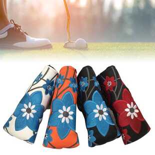 Embroidery Golf Putter Cover P Blade Putter Head Cover Headc