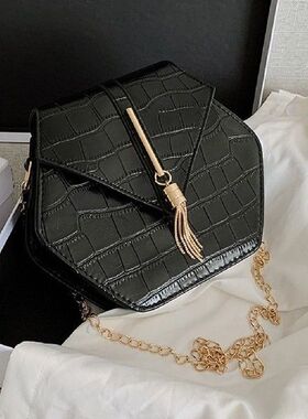 Crocodile Pattern Crossbody Bags For Women 2020 Small Chain