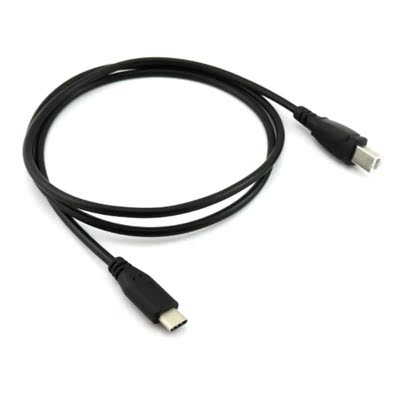 USB C USB 3.1 Type C Male Connector to USB B USB 2.0 B Type