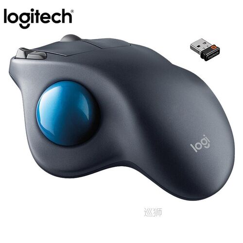M570 2.4Ghz Wireless Trackball Mouse Original Ergonomic