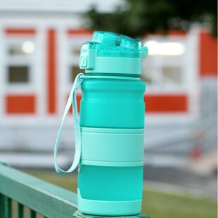 ZORRI Shaker Gourde Water-Protein Plastic Hiking Sports Camp