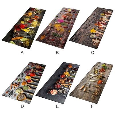 Kitchen Mat Long Rug Wear Resistant Non Slip for Entryway