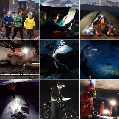 80000LM Powerful LED Headlight Sensor Head Light USB Recharg