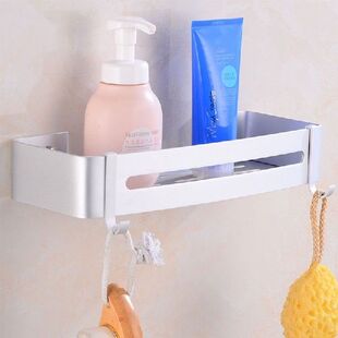 No Drill Bathroom Shelf Shower Caddy Organiser Bath Storage