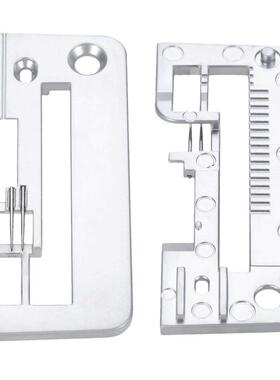 Metal Sewing Machine Needle Plate 4 Thread Stitching Silver
