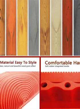 Wood Graining DIY Tool Set Rubber Wood Grain Paint Roller Br