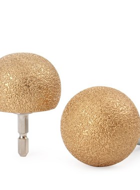 Free Shipping 1pc Vacuum brazed diamond dry round head spher