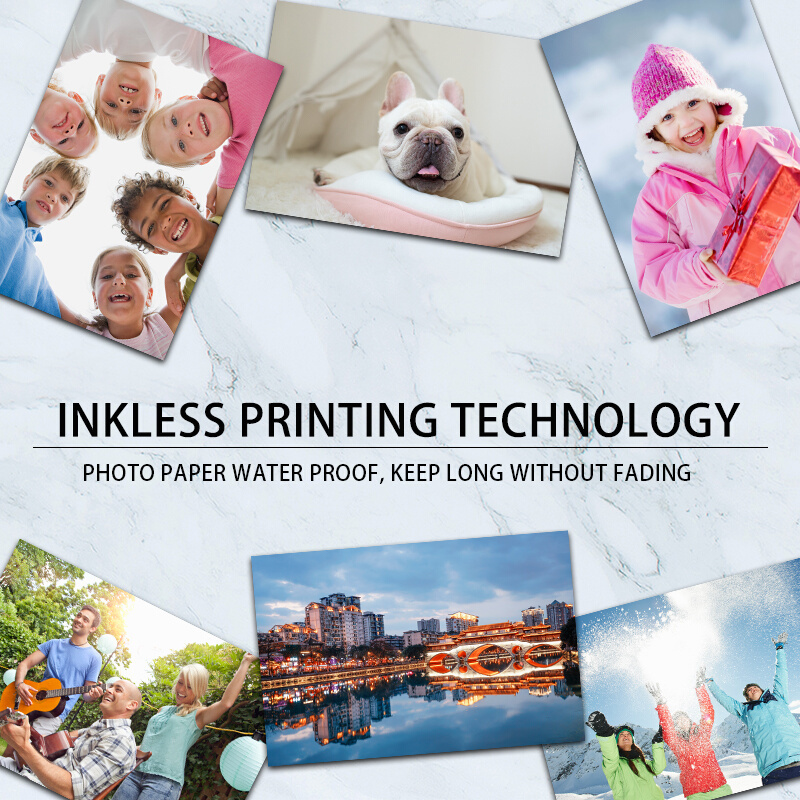 .20 80 Sheets HP Sprocket Photo Paper (2x3 inch 5x7.6cm) for