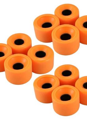 12 Pack Skateboard Wheels Elastic PU Wearable Flexible