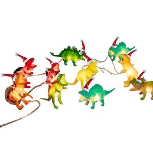 LED Dinosaur String Lights Room Decor for Boys Kids