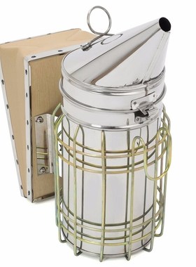 1 Pc Beekeeping Tool Stainless Steel Bee Hive Smoker Galvani