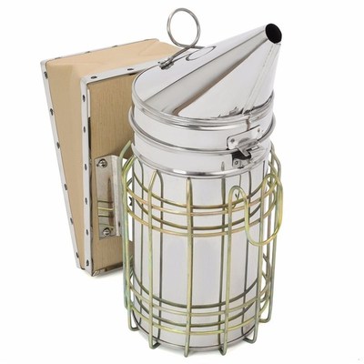 1 Pc Beekeeping Tool Stainless Steel Bee Hive Smoker Galvani