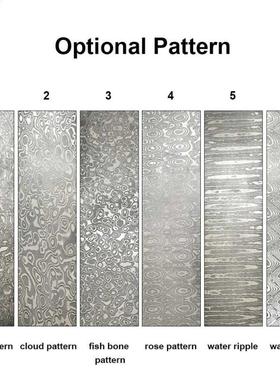 6 patterns are available Damascus Steel  Cutter Making Ma