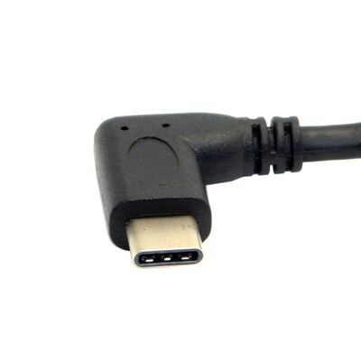 90 Degree Right Angle USB 3.1 Type C Male To Female Extensi