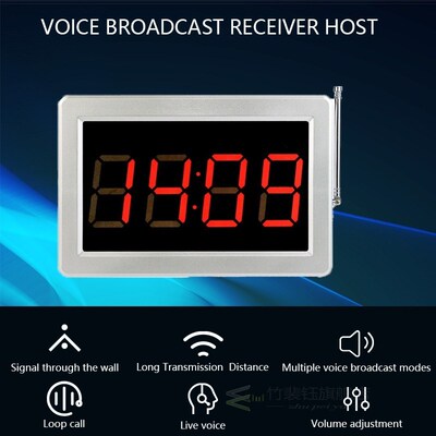 Call Customer Service Restaurant Pager Counter Screen Host V