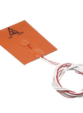 3D Printer 24V 60W Silicone Heater Pad Heating Mat 100x100mm