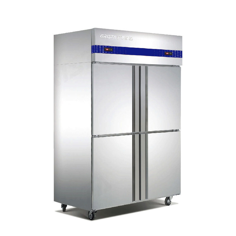 0e4全铜管冰箱商用冷柜厨房四门冷藏冷冻冰箱商用设备