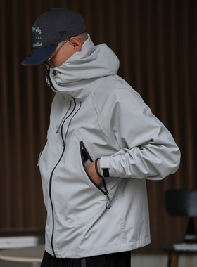 Procano23AW全压胶三防冲锋衣男女山系户外运动软壳连帽夹克外套