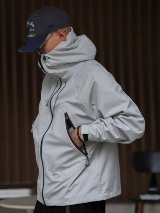 Procano23AW全压胶三防冲锋衣男女山系户外运动软壳连帽夹克外套