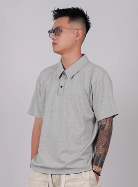 PROCANO25SS锦棉罗马爽滑舒适休闲通勤polo衫男夏季短袖T恤上衣