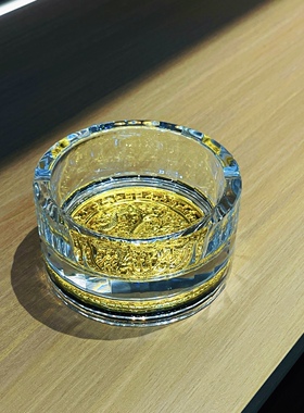 盛世腾龙高档水晶灰缸摆件TYJJ