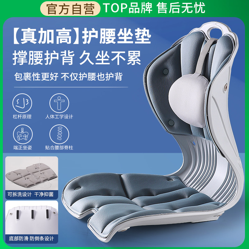 姿挺美护腰矫姿座椅办公室久坐腰垫成人学生人体工学撑腰靠垫椅子