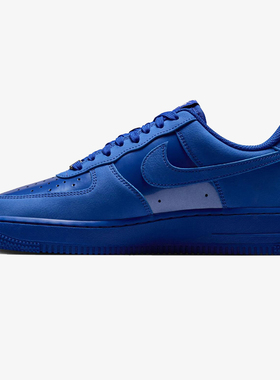 耐克 NIKE AIR FORCE STREET 1 蓝色 防滑耐磨 板鞋 IV5103 400