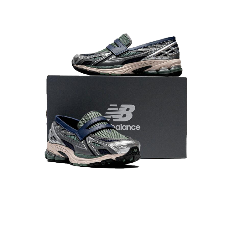 绿银蓝舒适百搭乐福鞋U1906LO