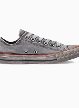 Converse Chuck Taylor All Star灰色 做旧款 低帮帆布鞋156892C