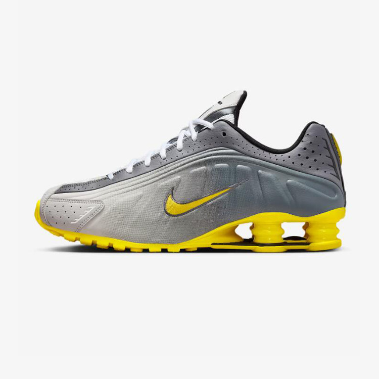 Nike Shox R4 灰黄 透气百搭耐磨 气柱健步鞋 IH3397 078