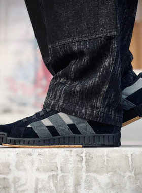 阿迪达斯ADIDAS LWST 黑灰色 防滑耐磨 低帮 板鞋  ji3133