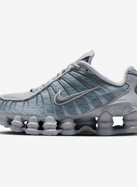耐克 Nike Shox TL 狼灰色 全掌时尚 气柱跑步鞋 IO4645 003