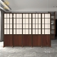 新中式 国风仿古屏风隔断客厅餐厅办公室家用玄关卧室移动推拉折叠