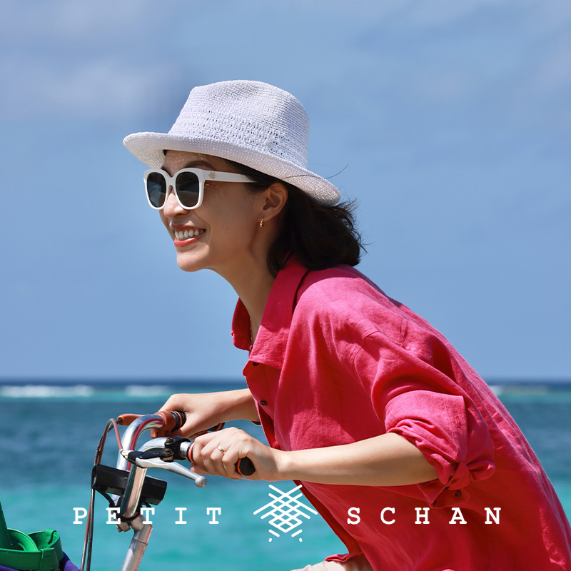 小闪手工编织纸草镂空度假感草帽