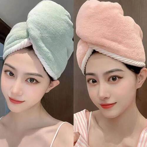 1PC Women Long Hair Quick-Dry Hair Towel Soft Microfiber Sho