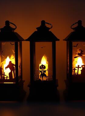 Halloween decoration props Scary atmosphere pumpkin lamp