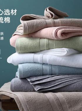 70*140cm 35*75cm Hotel cotton bath towel towel suit浴巾毛巾