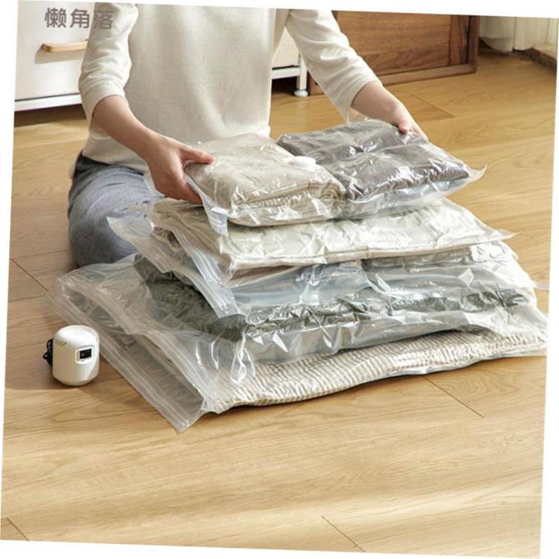 vacuum bags clothes storage plastic bag sealing pump travel