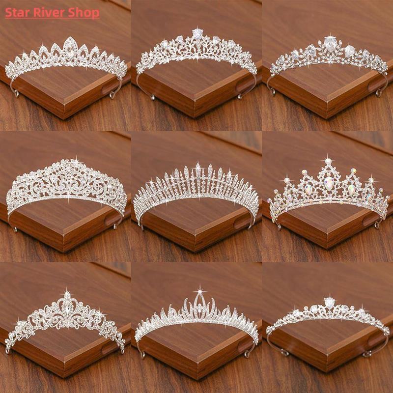 Bridal Tiara Hair Crown Wedding Hair Accessories For Women S