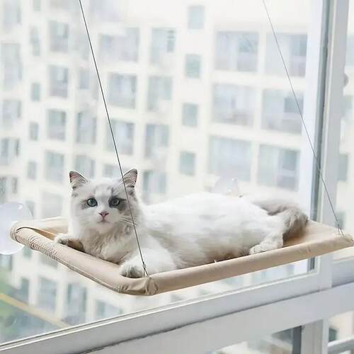 Ultra-Soft Cat Window Hammock Bed - Cozy Cloud-Like Perch fo