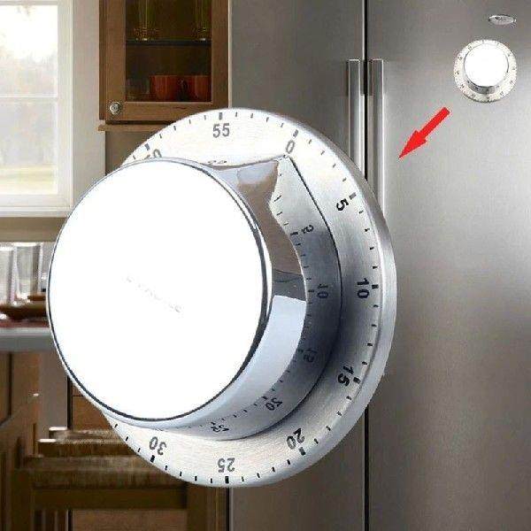 Stainless Steel Kitchen Timer With Magnetic Base Manual