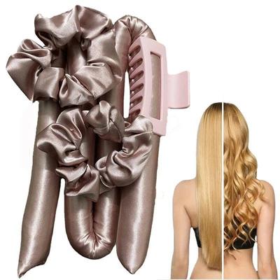 Heatless Curling Rod Headband No Heat Silk Curls Ribbon Hair